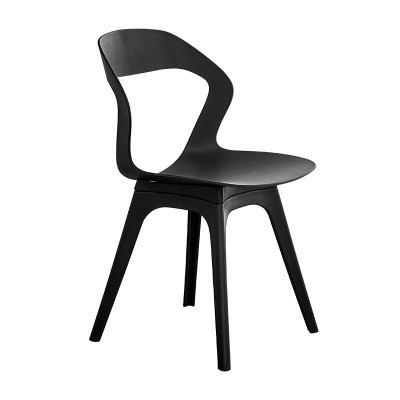 Nordic style restaurant Plastic Windsor chair leisure office designer plastic chair